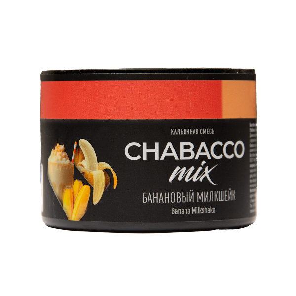 Бестабачная смесь Chabacco Medium Mix Banana Milkshake Medium 40 грамм в Петропавловске-Камчатском