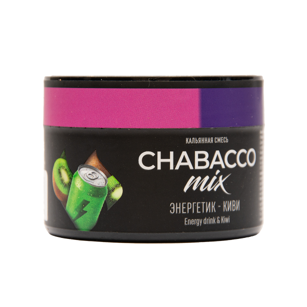 Бестабачная смесь Chabacco Medium Mix Energy Drink & Kiwi 40 грамм в Петропавловске-Камчатском