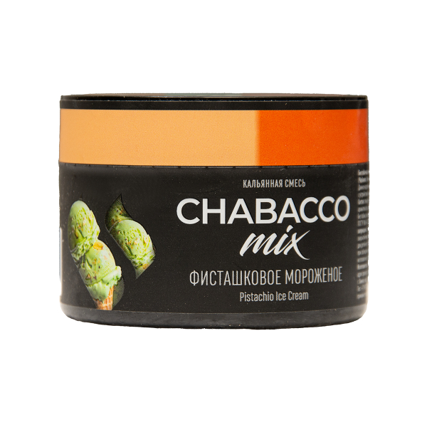 Бестабачная смесь Chabacco Mix Medium Pistachio Ice Cream 50 грамм в Петропавловске-Камчатском