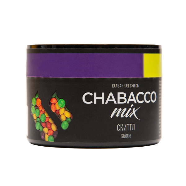 Бестабачная смесь Chabacco Mix Medium Skittles 40 грамм в Петропавловске-Камчатском