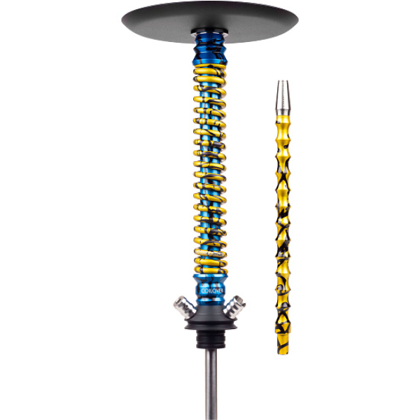 Кальян Mamay Customs Coilover Big Anod Special Blue Splash Gold в Петропавловске-Камчатском