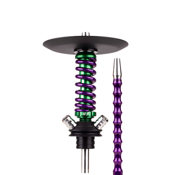 Кальян Mamay Customs Coilovers Micro Anod Green Фиолетовый Лак в Петропавловске-Камчатском