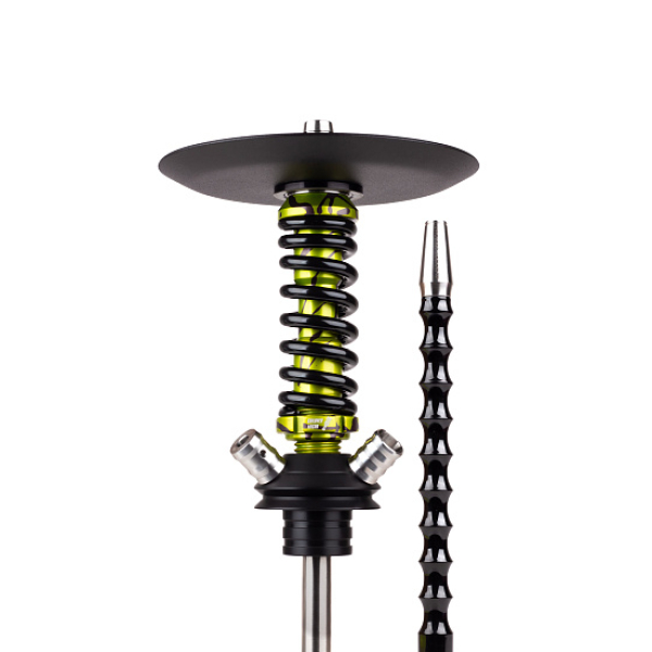 Кальян Mamay Customs Coilovers Micro Anod Oliva Splash Черный Глянец в Петропавловске-Камчатском