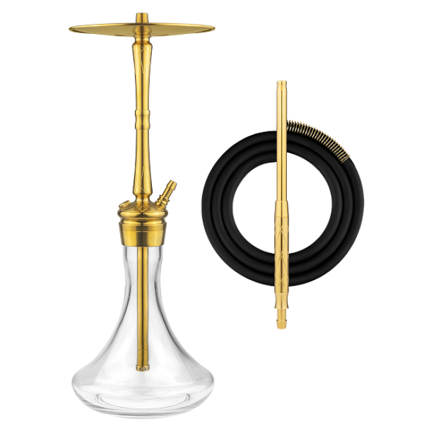 Кальян Hoob Go Pro Gold Фурнитура Gold Prima Быстросъёмное Блюдце в Петропавловске-Камчатском