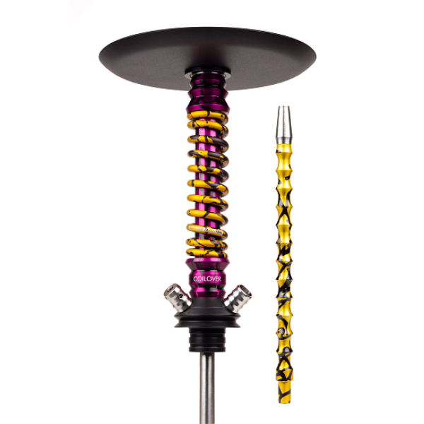Кальян Mamay Customs Coilovers Mini Special Anod Purple Splash Gold Splash в Петропавловске-Камчатском