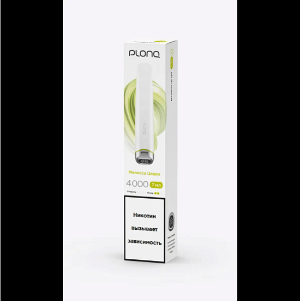 Электронка Plonq Plus Pro 4000 Мелиcса Цедра 4000 затяжек в Петропавловске-Камчатском