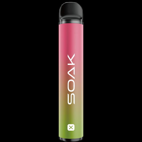 Электронка Soak X Raspberry Soda Малиновая Газировка 2200 затяжек в Петропавловске-Камчатском