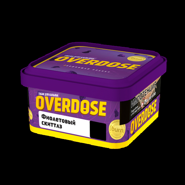 Табак Overdose Фиолетовый Скиттлз 200 грамм в Петропавловске-Камчатском